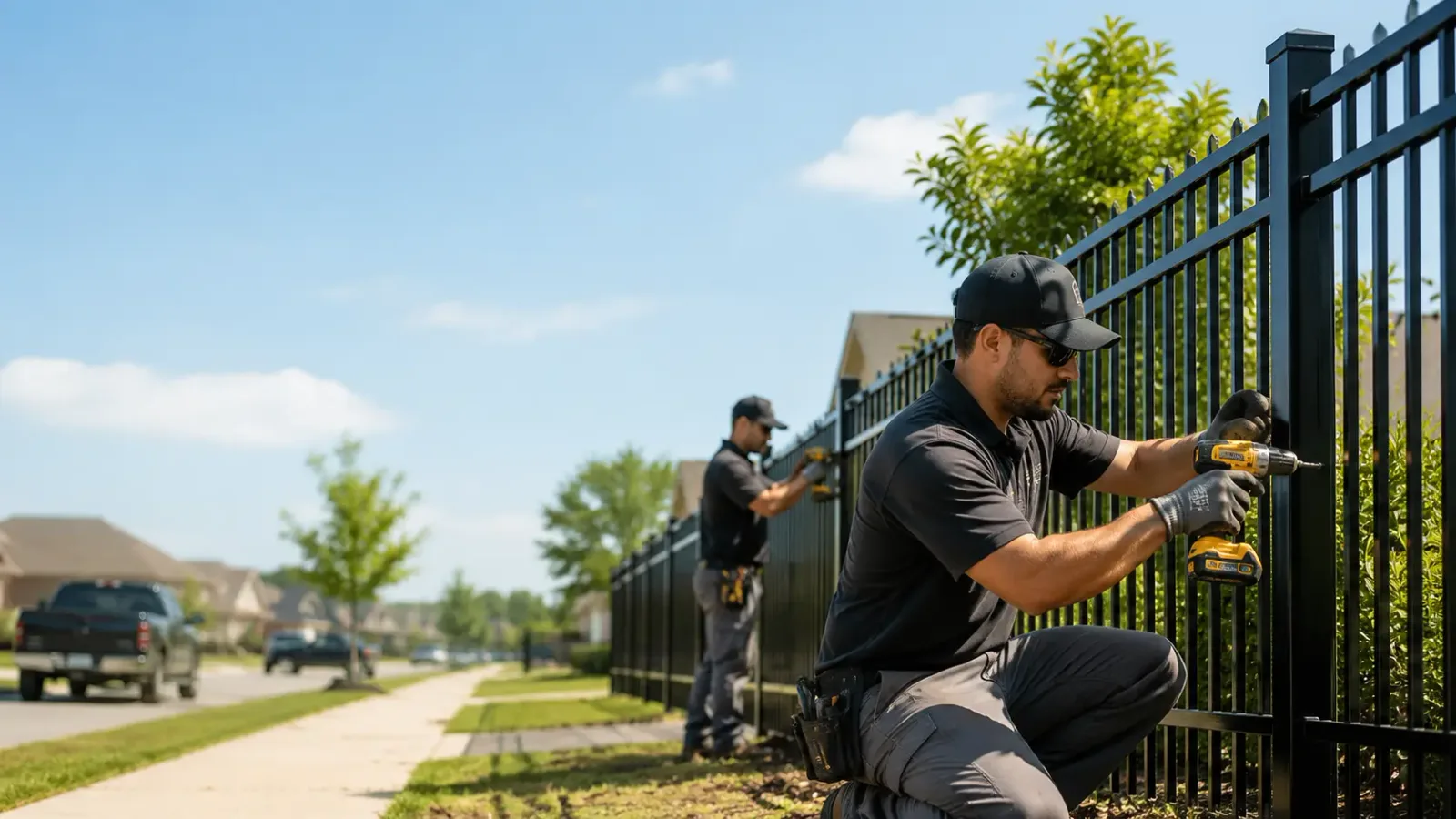 Metal Fence Installation in Plainville, IN